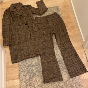 2 piece! HyFve Tweed Coat & Trouser SET